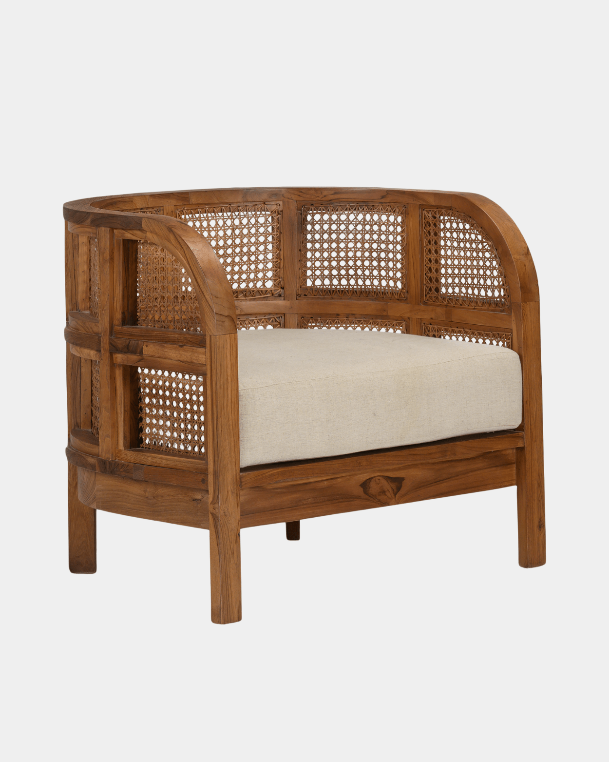 Nest Chair - Natural - Marble Lotus - Wooden Nest Chair