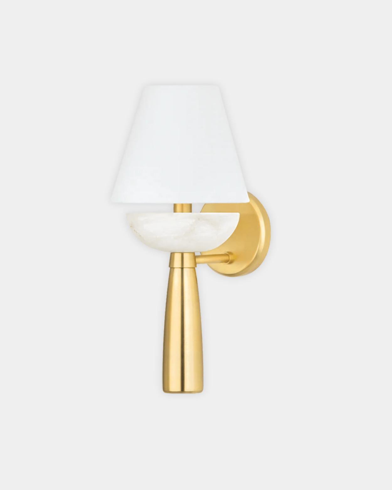 NEW WINDSOR Wall Sconce - Marble Lotus - NEW WINDSOR Wall Sconce