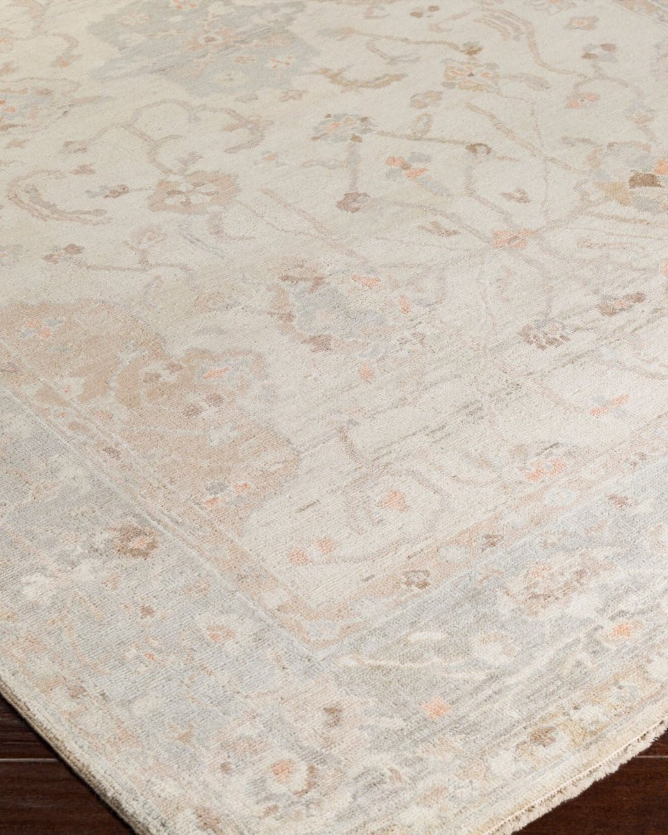 Normandy Handmade Rug - Marble Lotus - Normandy Handmade Rug