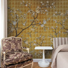 Oriental Garden, Chinoiserie Wall Wallpaper - Marble Lotus - Oriental Garden, Chinoiserie Wall Wallpaper