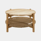 Orly Mango Wood Coffee Table - Marble Lotus - Orly Mango Wood Coffee Table