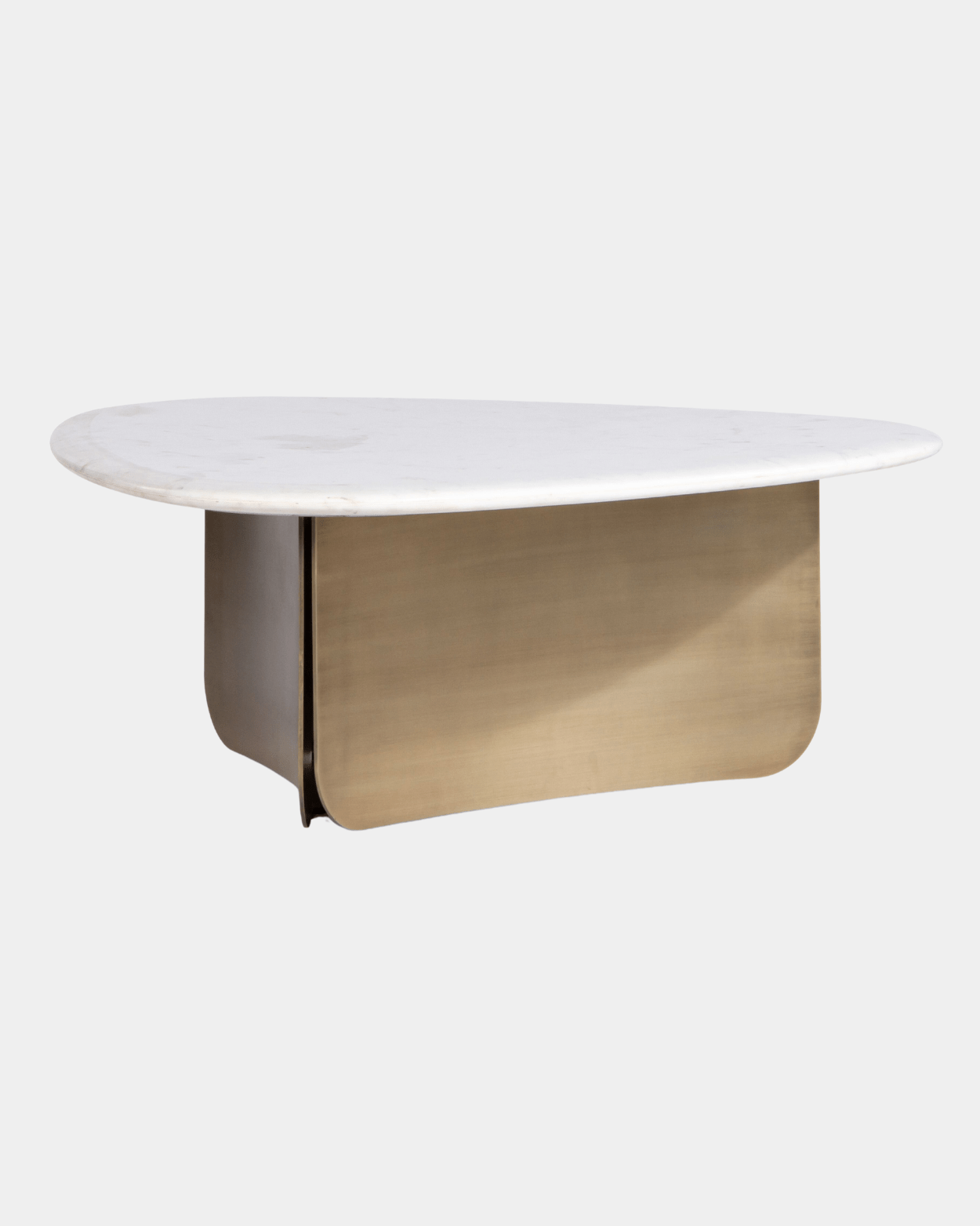 Pablo Coffee Table - Antique Brass - Marble Lotus - Pablo Coffee Table Antique Brass