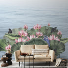 Padma, A Beautiful Lotuses Wallpaper for Walls - Marble Lotus - Padma, A Beautiful Lotuses Wallpaper for Walls