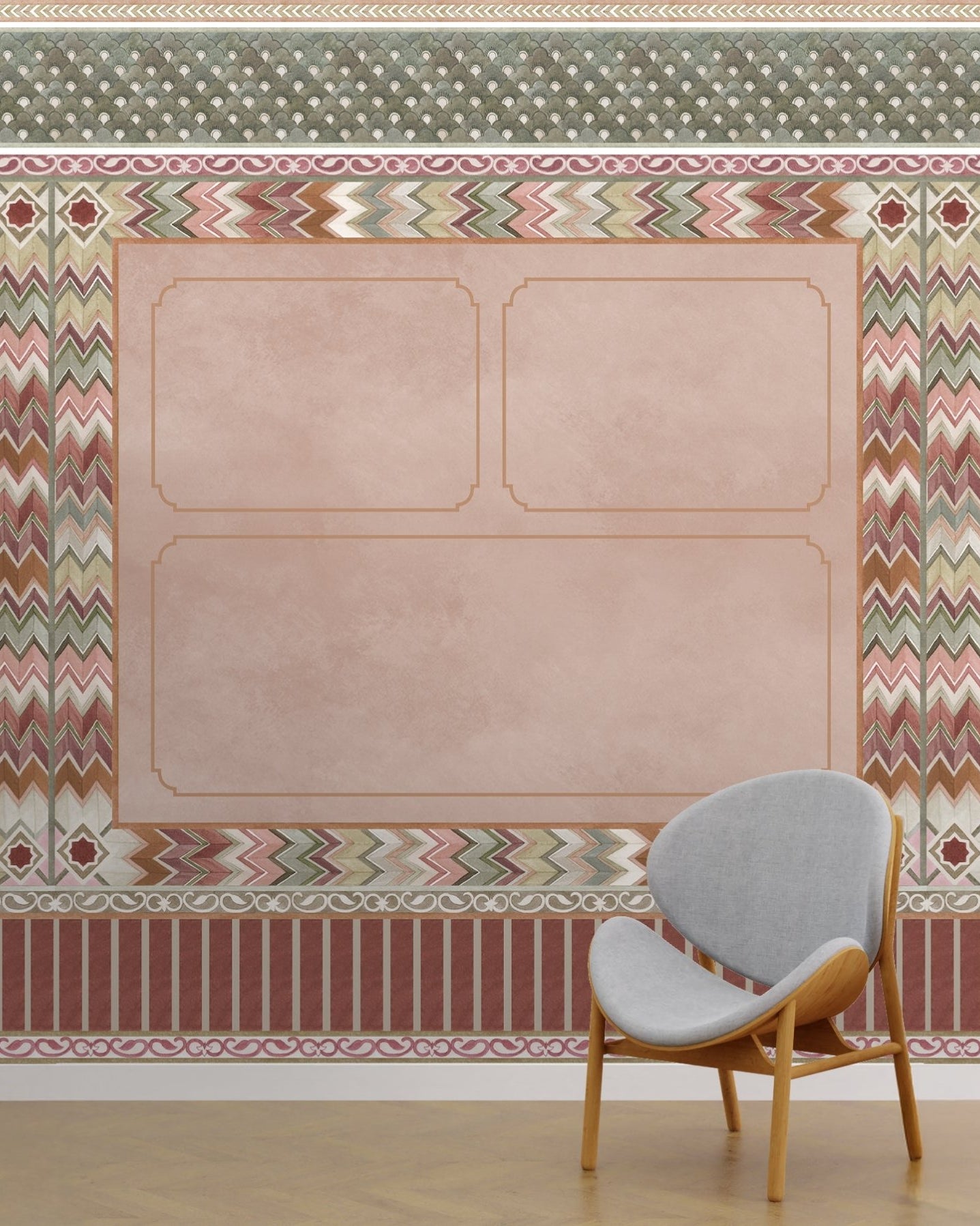 Palace of Illusions – Dusty Rose - Marble Lotus - Palace of Illusions – Dusty Rose