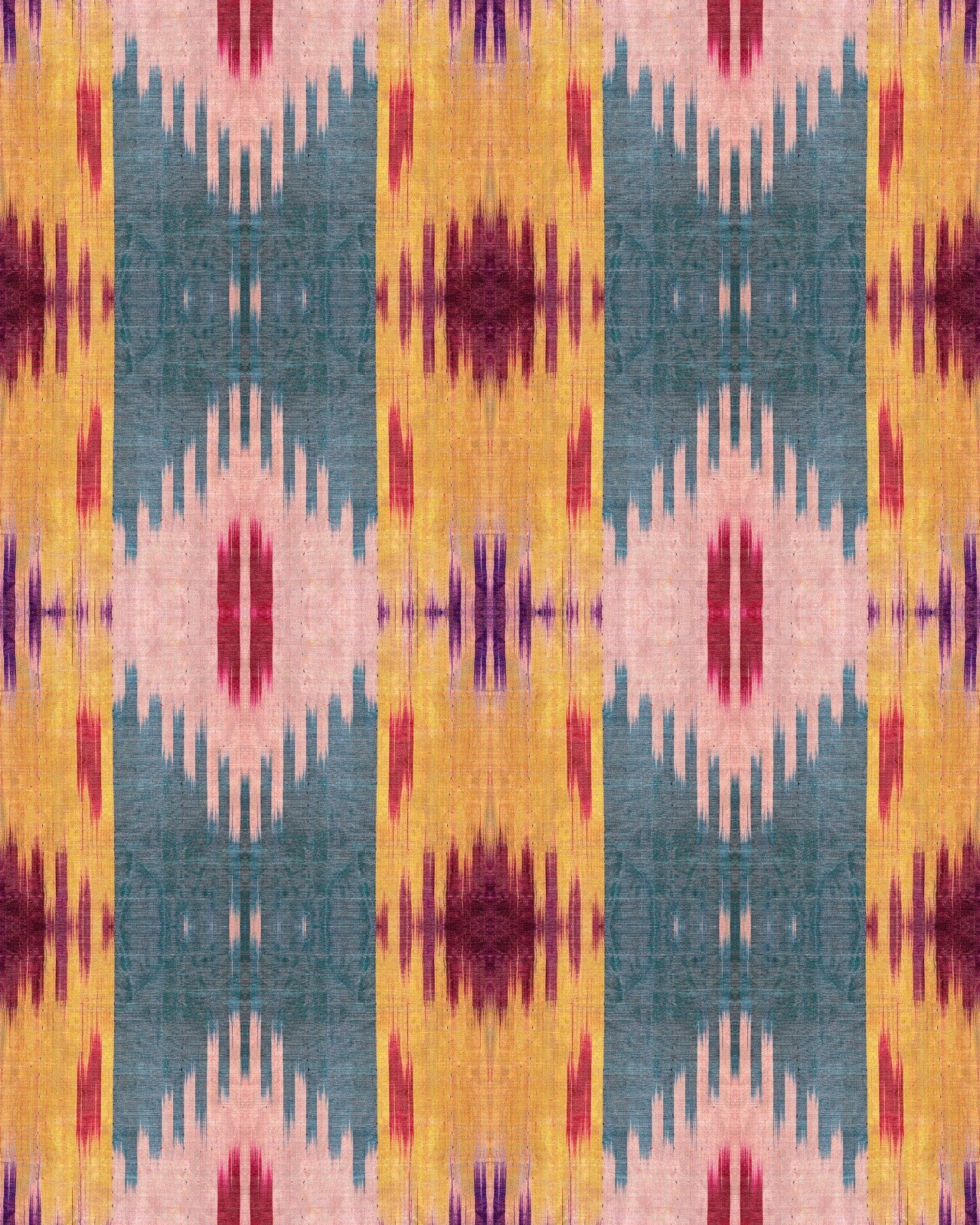 PATOLA Wallpaper - Marble Lotus - Patola | Traditional Indian Design
