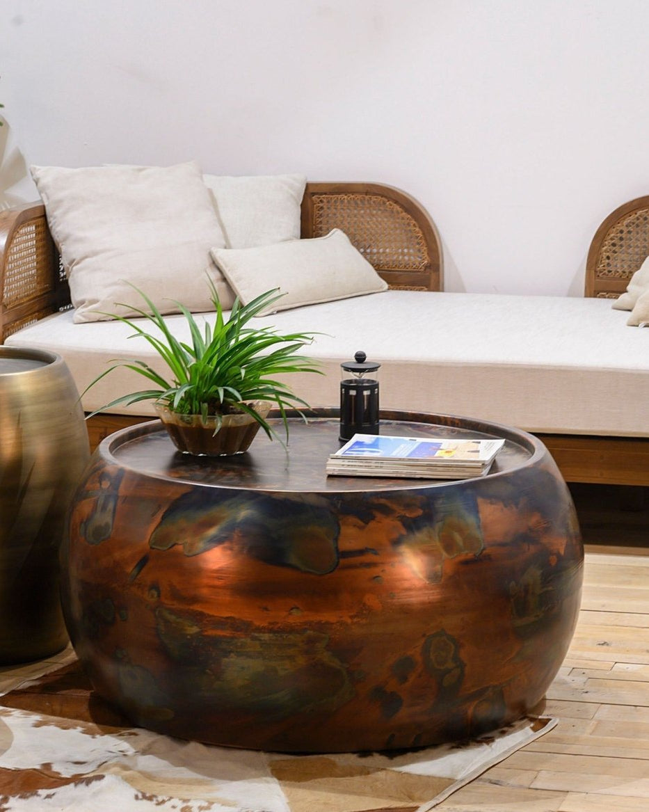 Pebble Coffee Table - Marble Lotus - Pebble Coffee Table