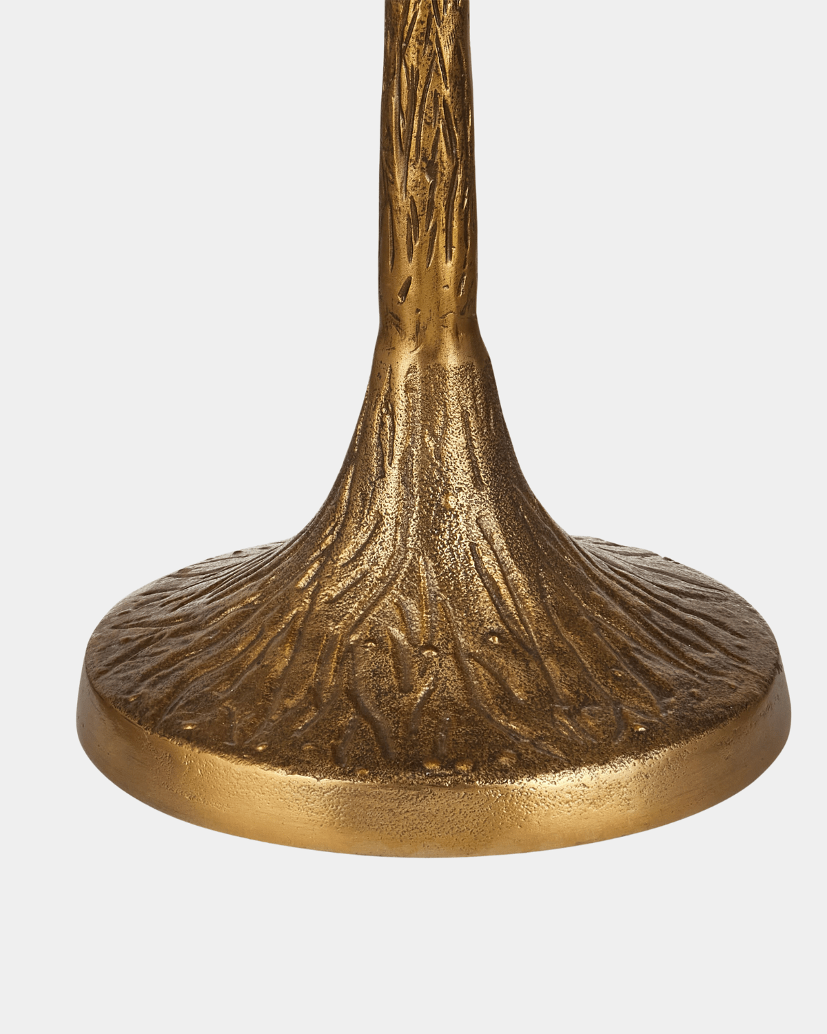Piaf Brass Floor Lamp - Marble Lotus - Piaf Brass Floor Lamp