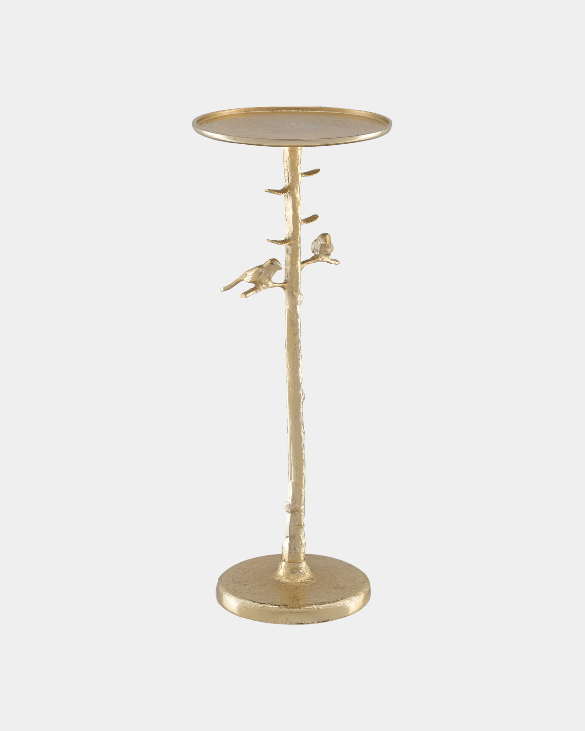 Piaf Gold Drinks Table - Marble Lotus - Piaf Gold Drinks Table
