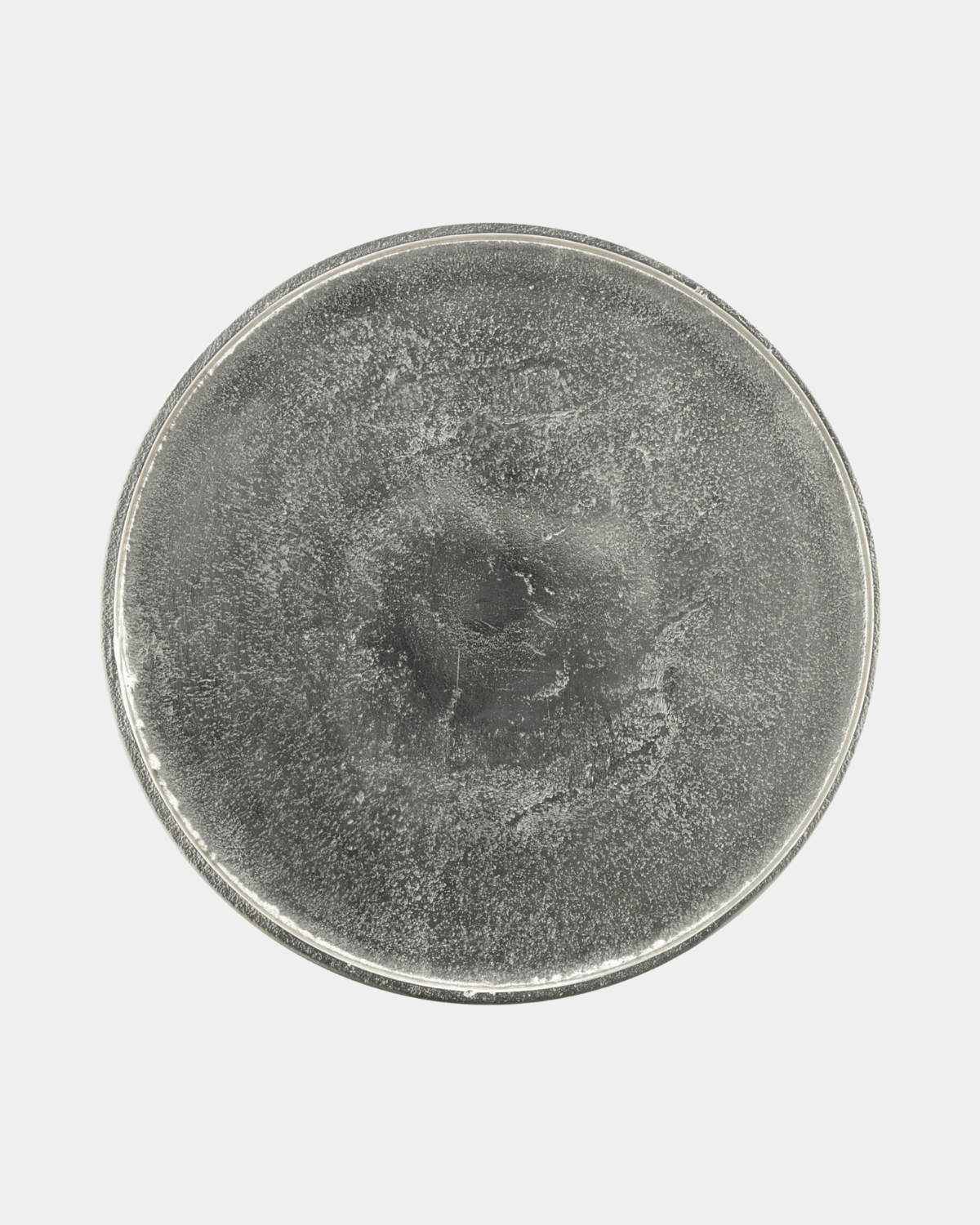 Piaf Silver Drinks Table - Marble Lotus - Piaf Silver Drinks Table