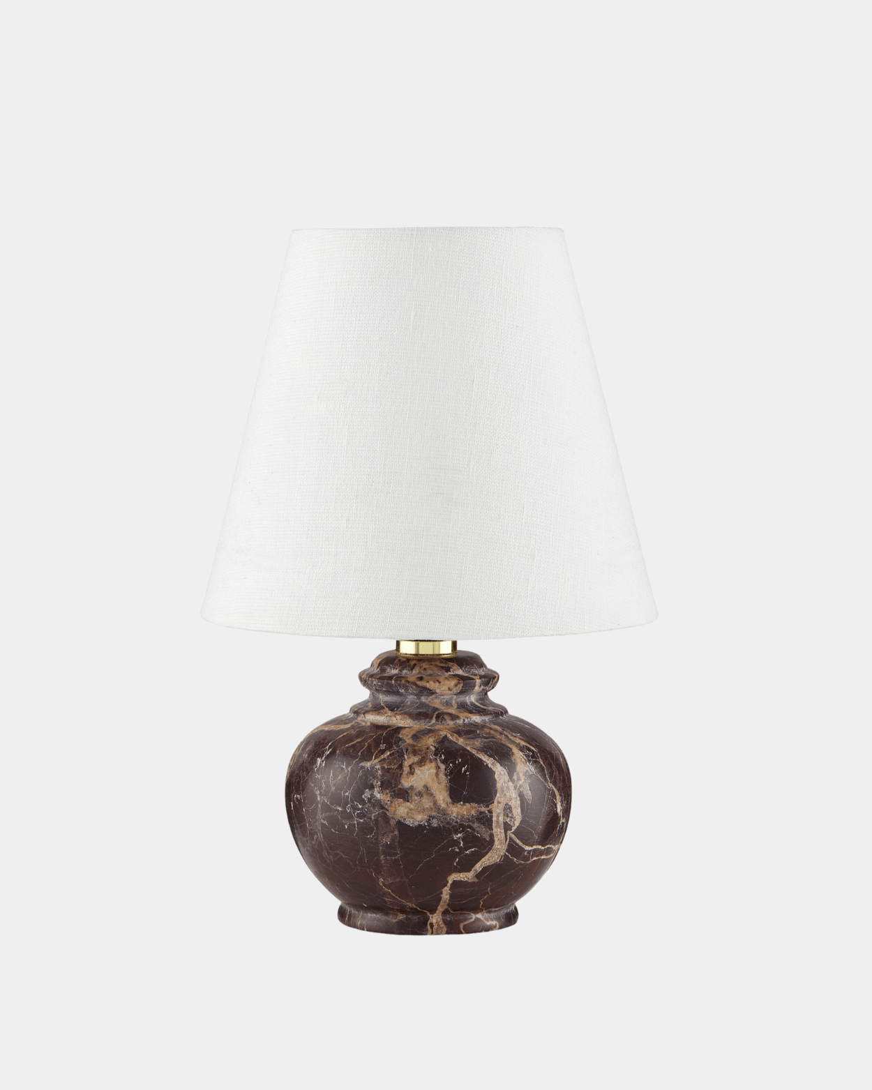 Piccolo Brown Mini Table Lamp - Marble Lotus - Piccolo Brown Mini Table Lamp