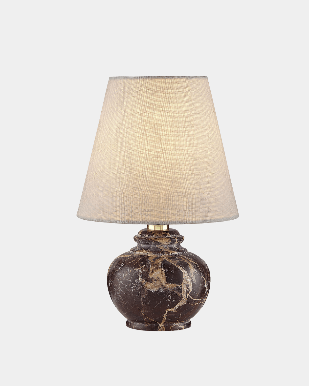 Piccolo Brown Mini Table Lamp - Marble Lotus - Piccolo Brown Mini Table Lamp