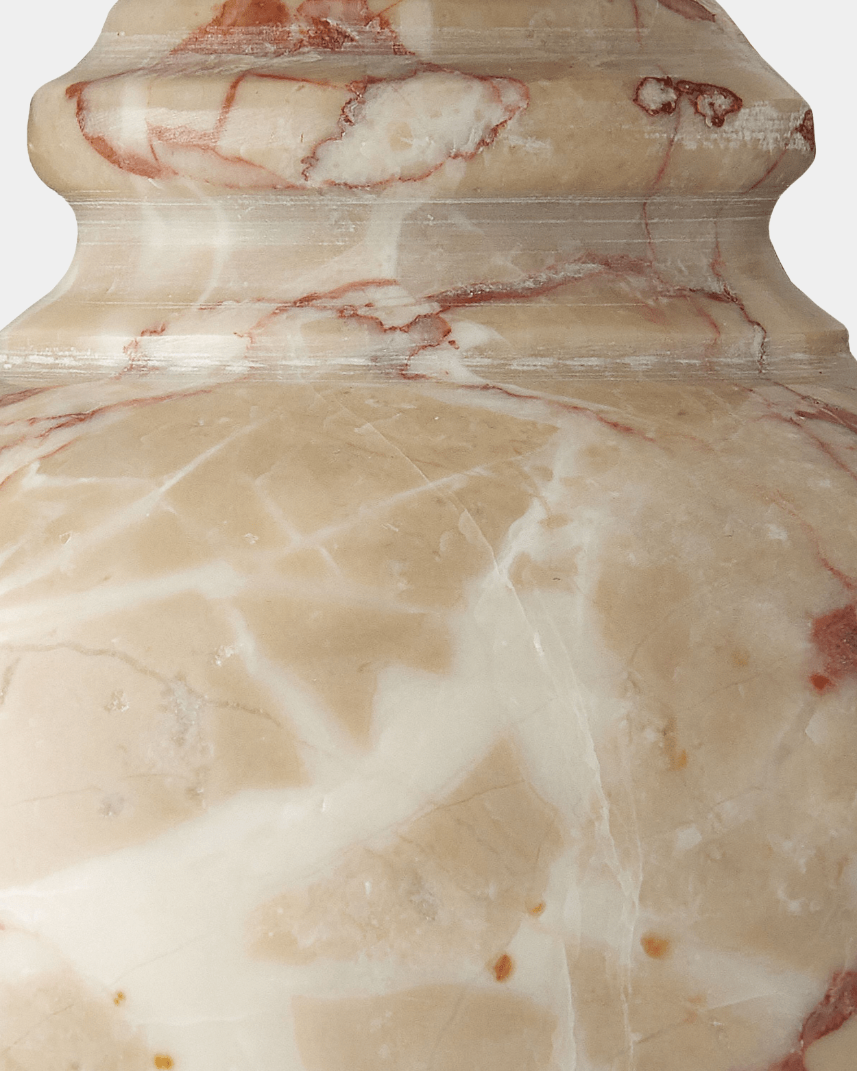 Piccolo Tan Mini Table Lamp - Marble Lotus - Piccolo Tan Mini Table Lamp