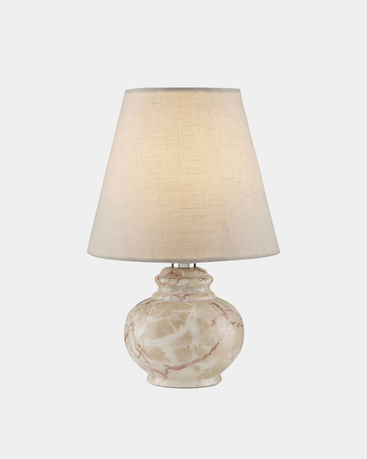Piccolo Tan Mini Table Lamp - Marble Lotus - Piccolo Tan Mini Table Lamp