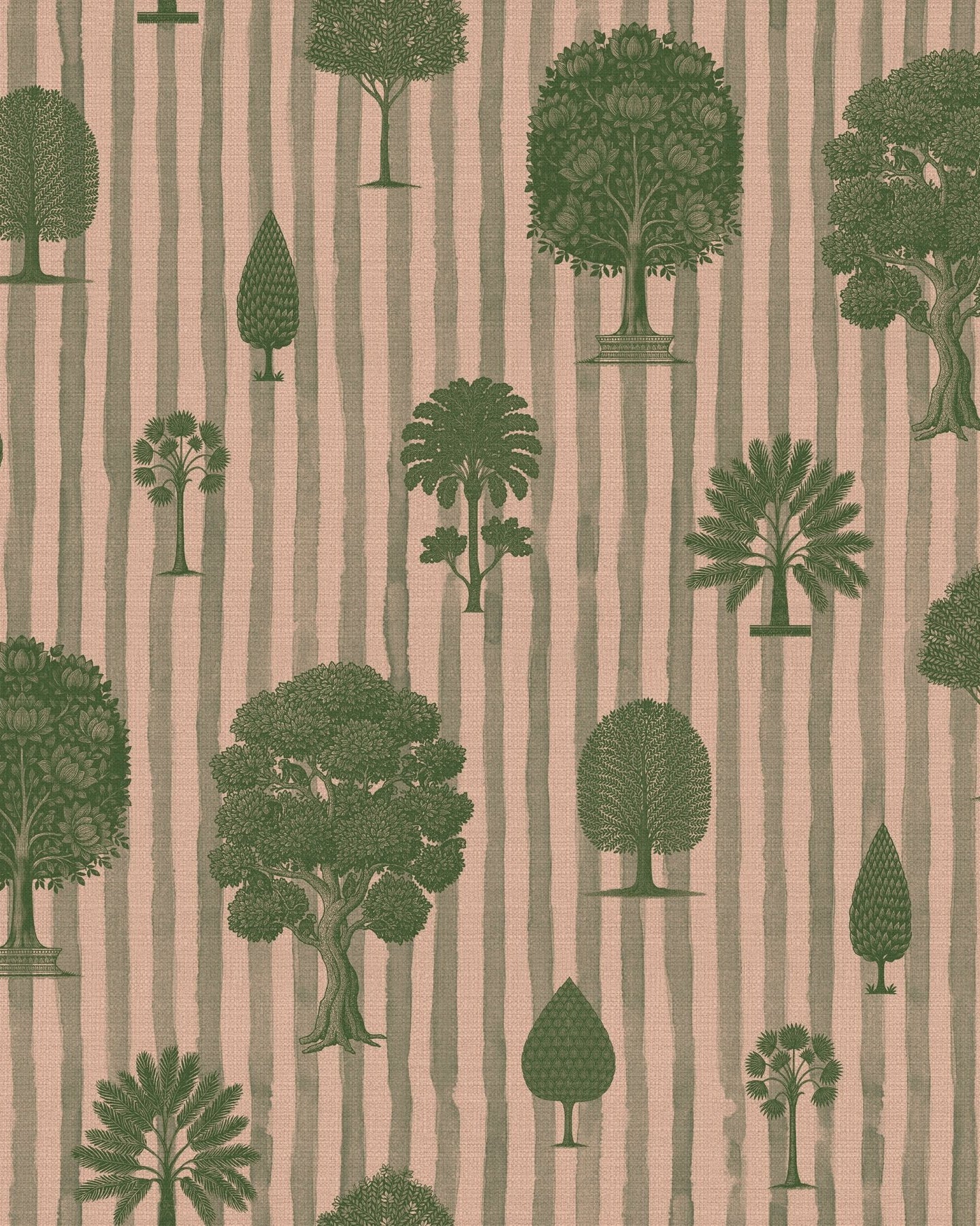 Pichwai Baag Striped - Peach - Marble Lotus - Pichwai Baag Striped - Peach