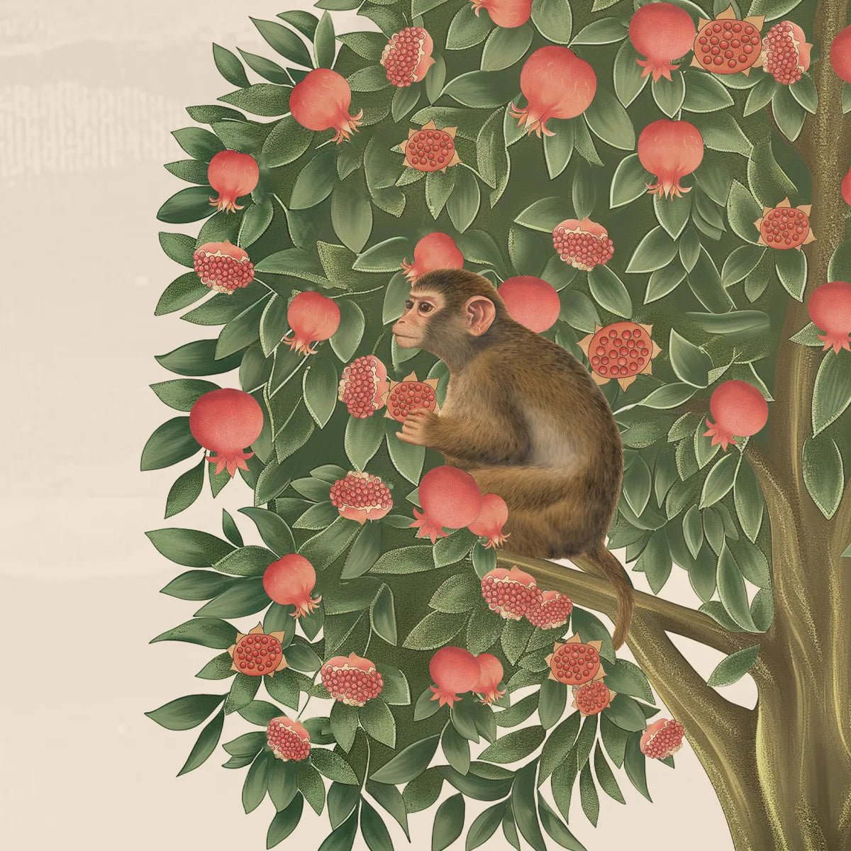 Rajasi Van, Indian Theme Customised Wallpaper for Walls - Marble Lotus - Rajasi Van, Indian Theme Wallpaper Customised