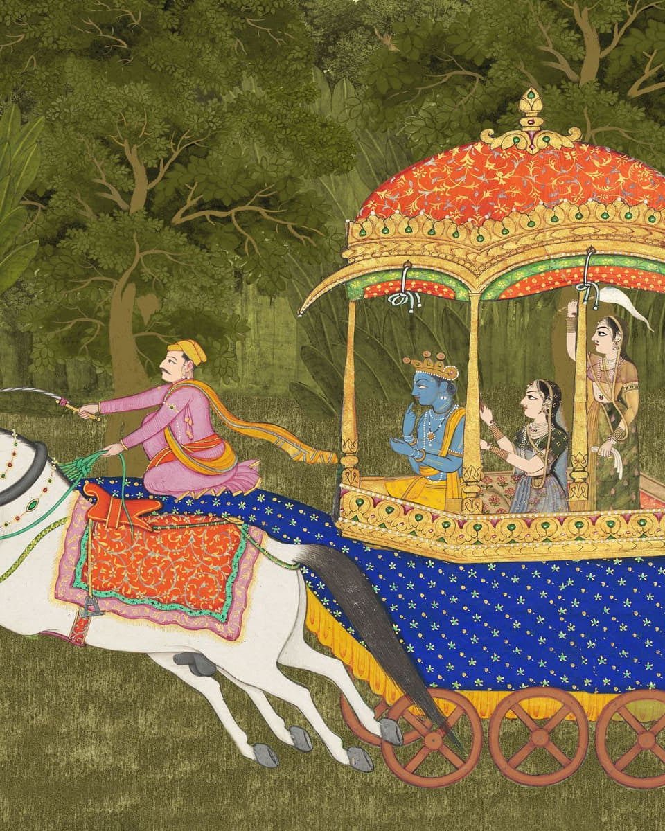 Rama - Krishna Vibrant Luxury Suneherii Wallpaper - Marble Lotus - Rama - Krishna Vibrant Luxury Suneherii Wallpaper Online Shopping