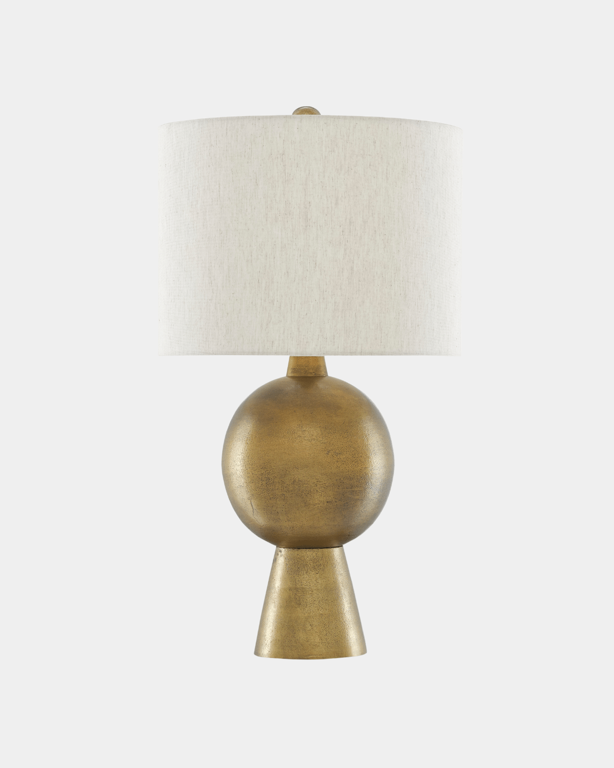 Rami Brass Table Lamp - Marble Lotus - Rami Brass Table Lamp