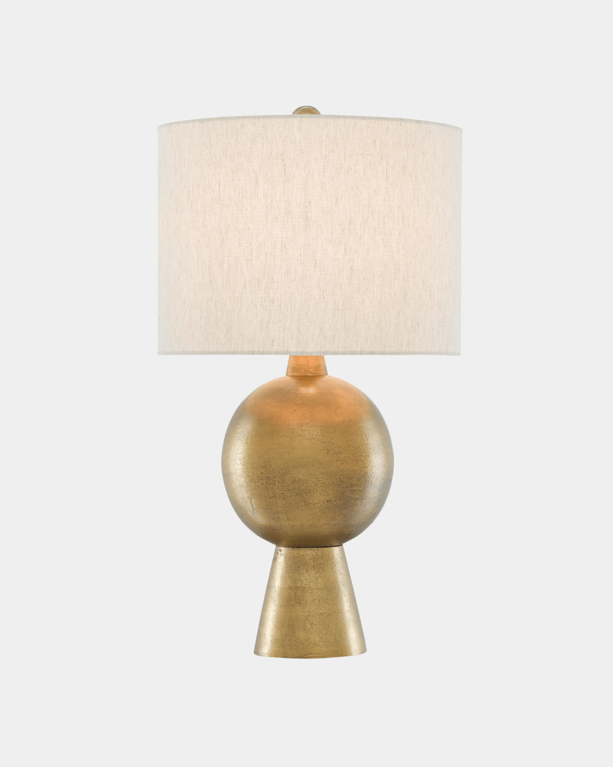 Rami Brass Table Lamp - Marble Lotus - Rami Brass Table Lamp