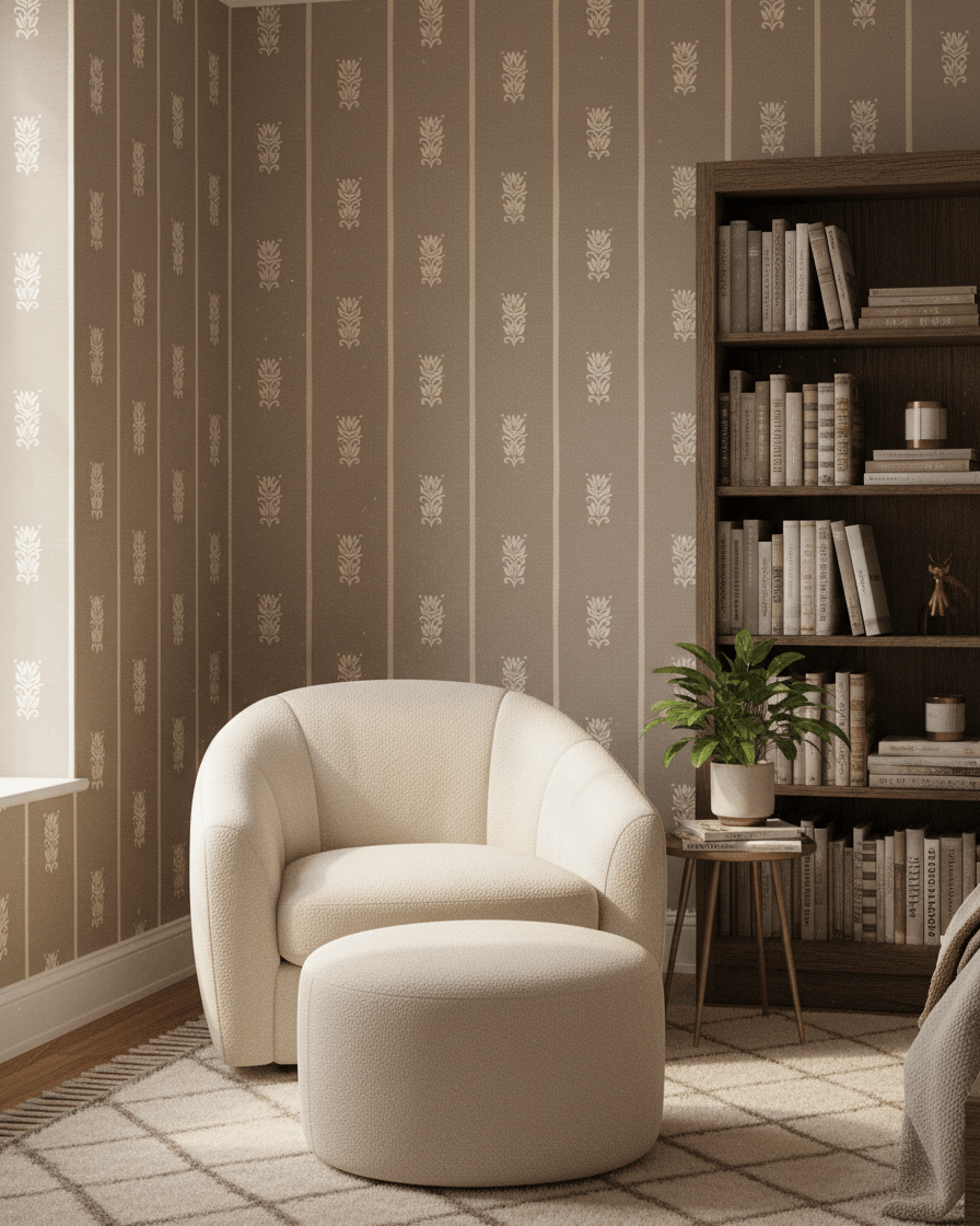 Rekha Bloom - Beige - Marble Lotus - Rekha Bloom - Beige