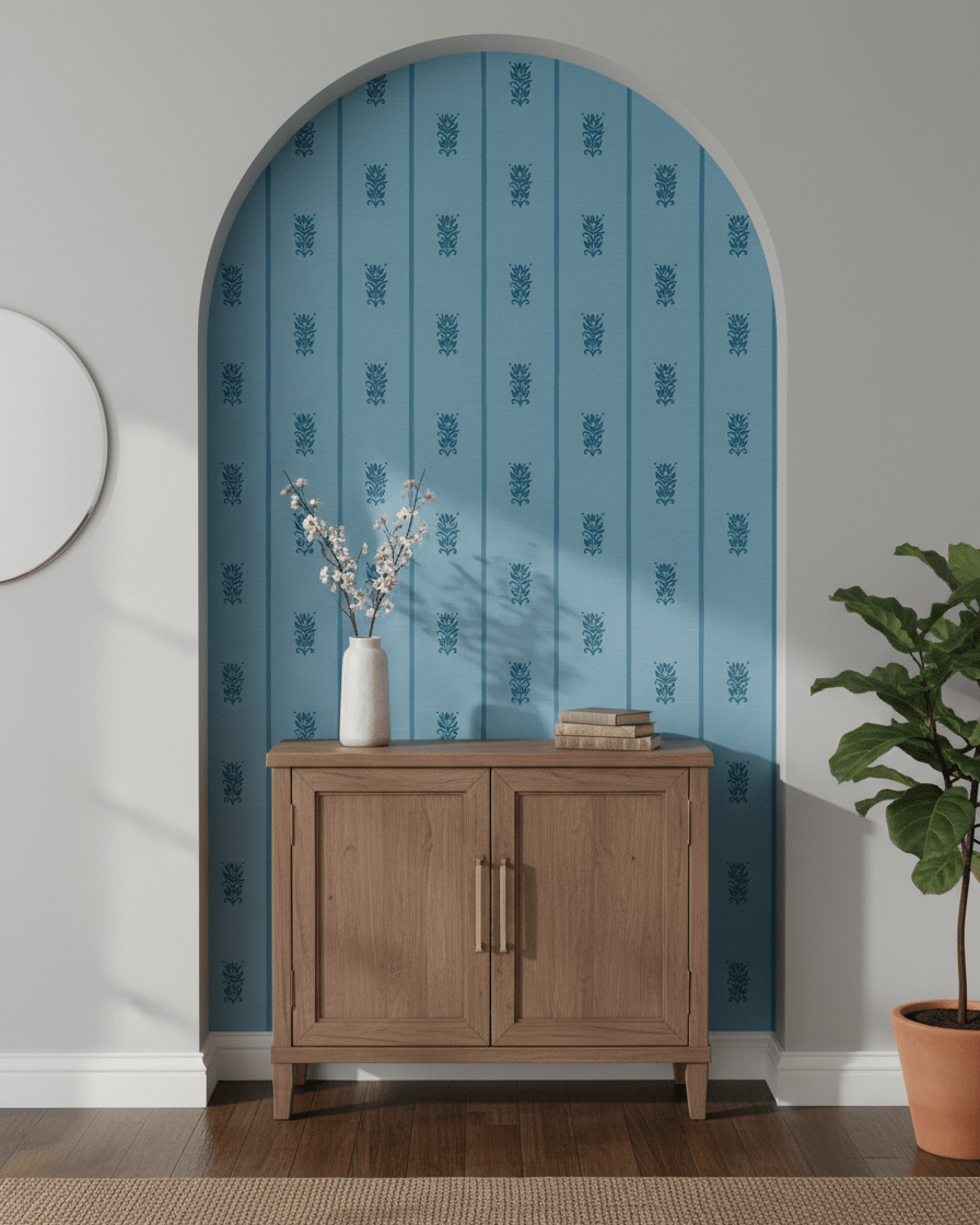 Rekha Bloom - Blue - Marble Lotus - Rekha Bloom - Blue