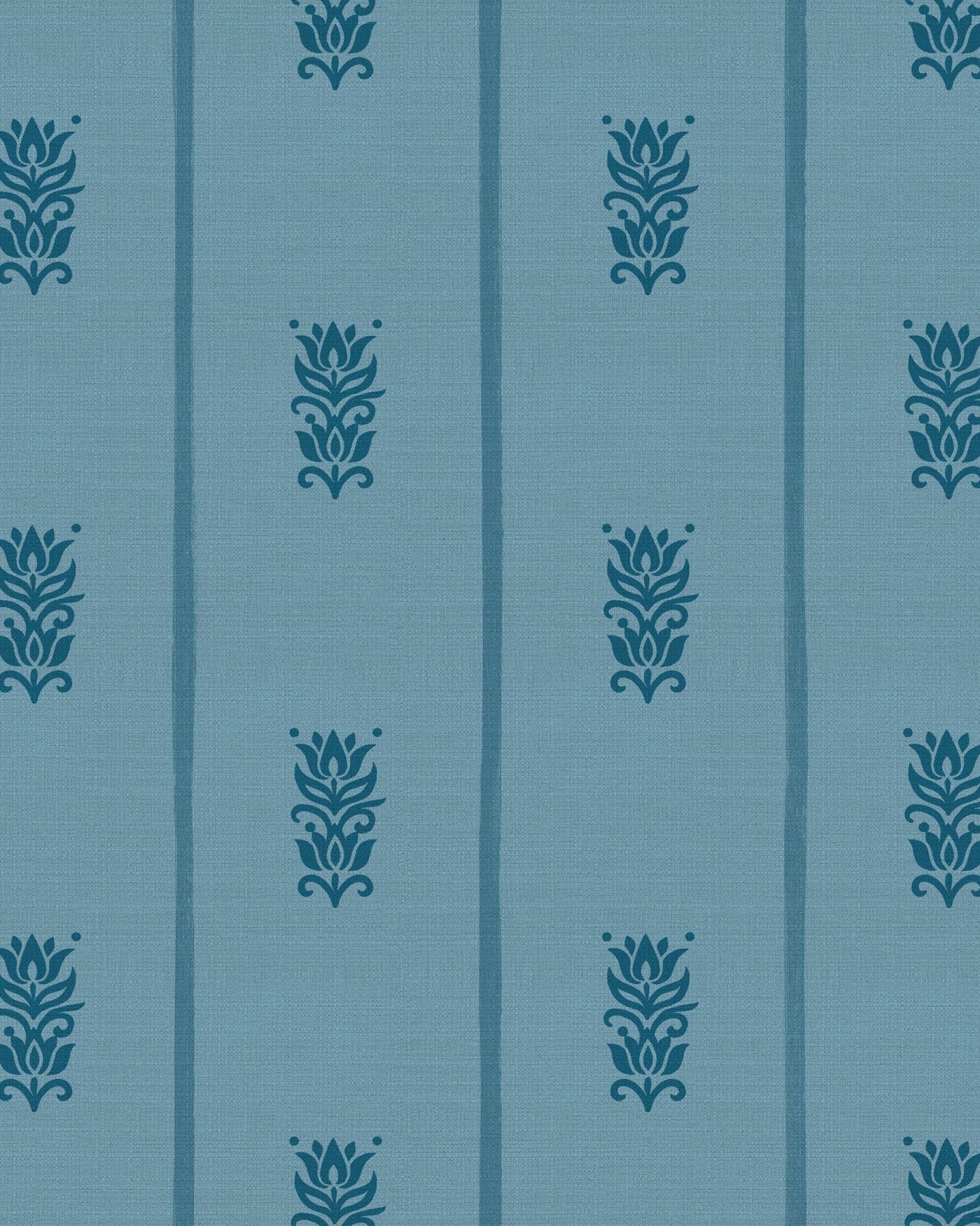 Rekha Bloom - Blue - Marble Lotus - Rekha Bloom - Blue