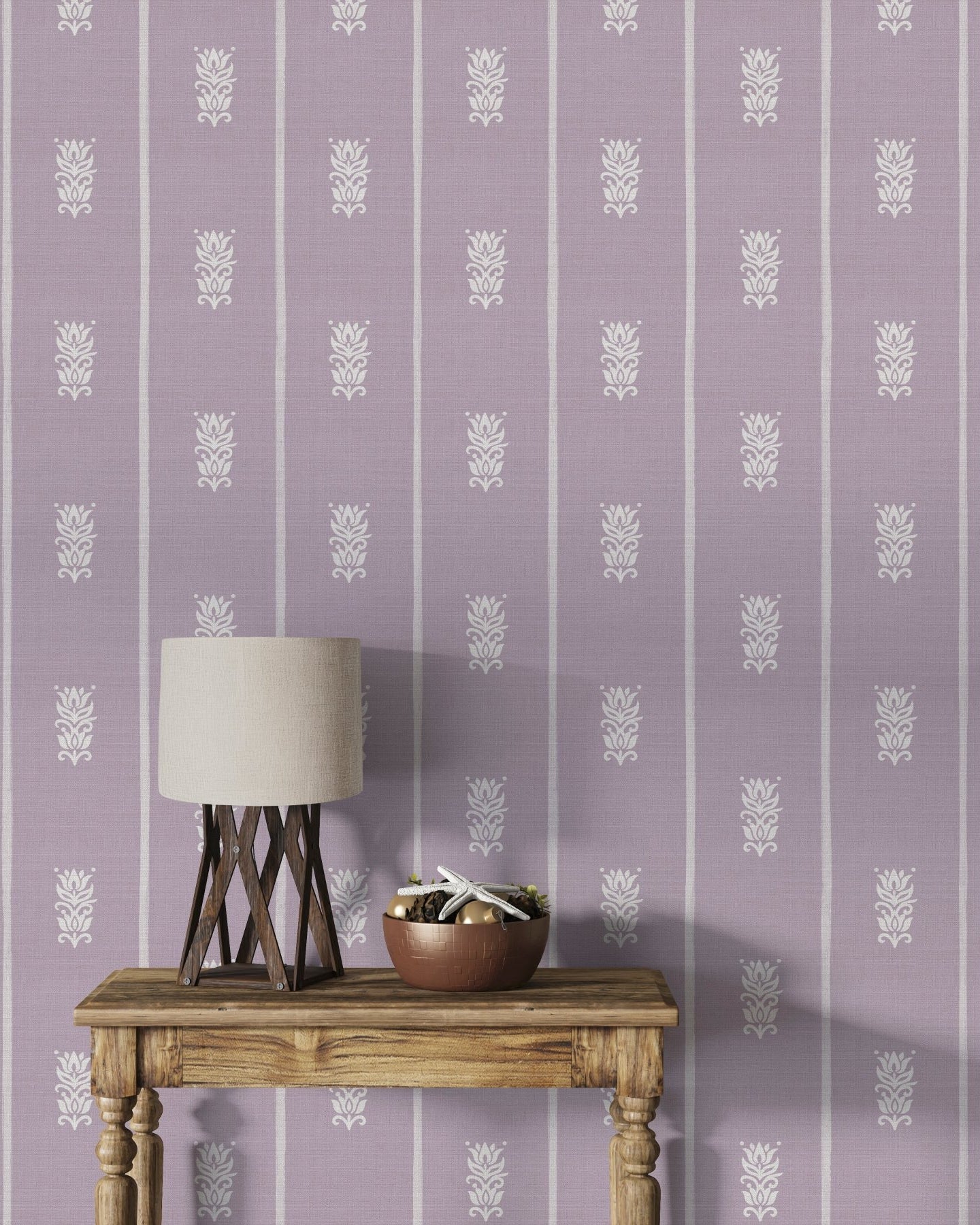 Rekha Bloom - Lilac - Marble Lotus - Rekha Bloom - Lilac