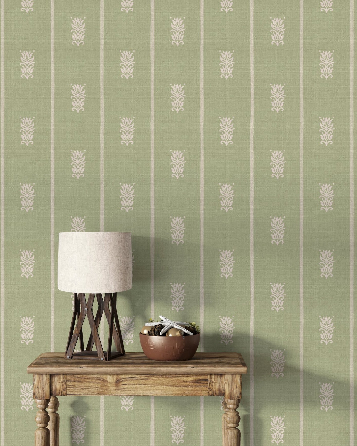 Rekha Bloom - Pastel Green - Marble Lotus - Rekha Bloom - Pastel Green