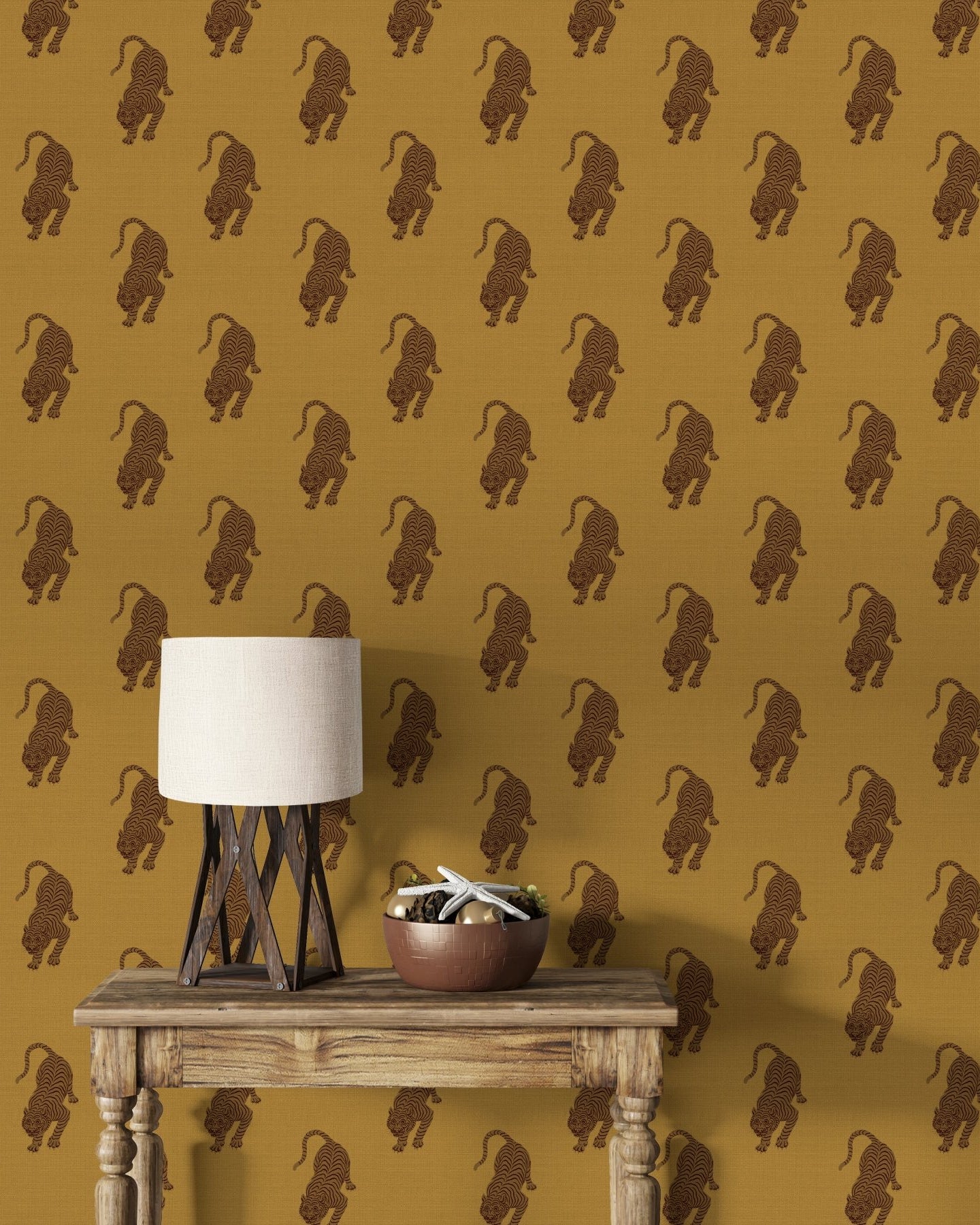 Roar - Mustard Yellow - Marble Lotus - Roar - Mustard Yellow