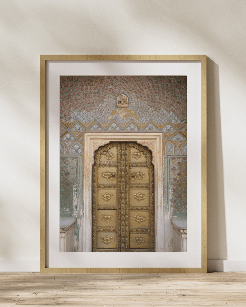 Rose Gate Jaipur City Palace | Fine Art Print - Marble Lotus - Rose Gate Jaipur City Palace Art Print
