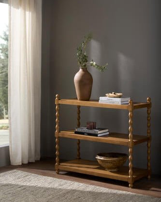 Roslyn Console Table - Marble Lotus - Roslyn Console Table