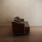 Royal Raj 3 Seater Sofa Dark Brown Velvet - Marble Lotus - Royal Raj 3 Seater Sofa Dark Brown Velvet