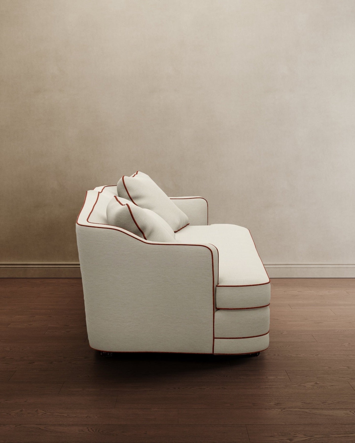 Royal Raj 3 Seater Sofa Off White - Marble Lotus - Royal Raj 3 Seater Sofa Off White