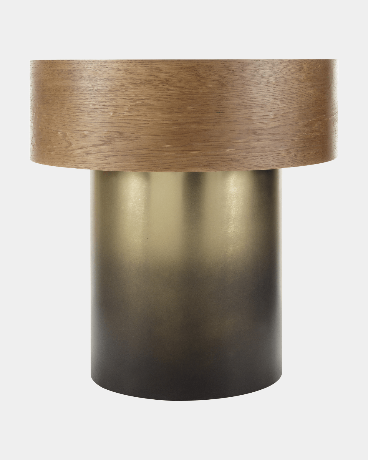 Russula Gold Oak Side Table - Marble Lotus - Russula Gold Oak Side Table