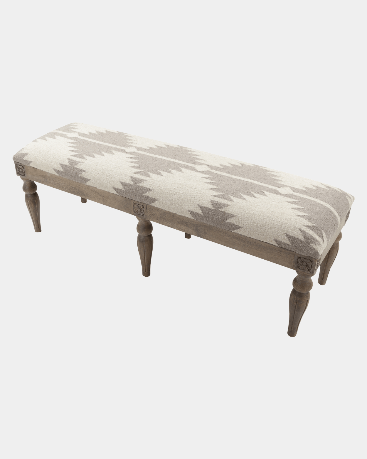 Sable Beige Woven Bench - Marble Lotus - Sable Beige Woven Bench