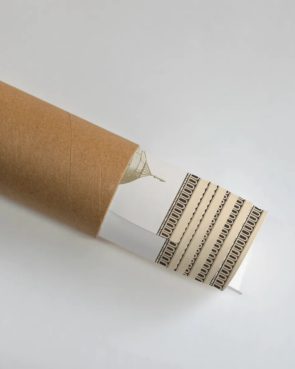 Safar Vintage Indian Painting Wall Art Frameless Digital Print Poster 36 x 48 inches - Marble Lotus - Safar Vintage Indian Painting Wall Art Digital Print Poster 36 x 48 inches Wall Art for Living Room Decor Wall Art