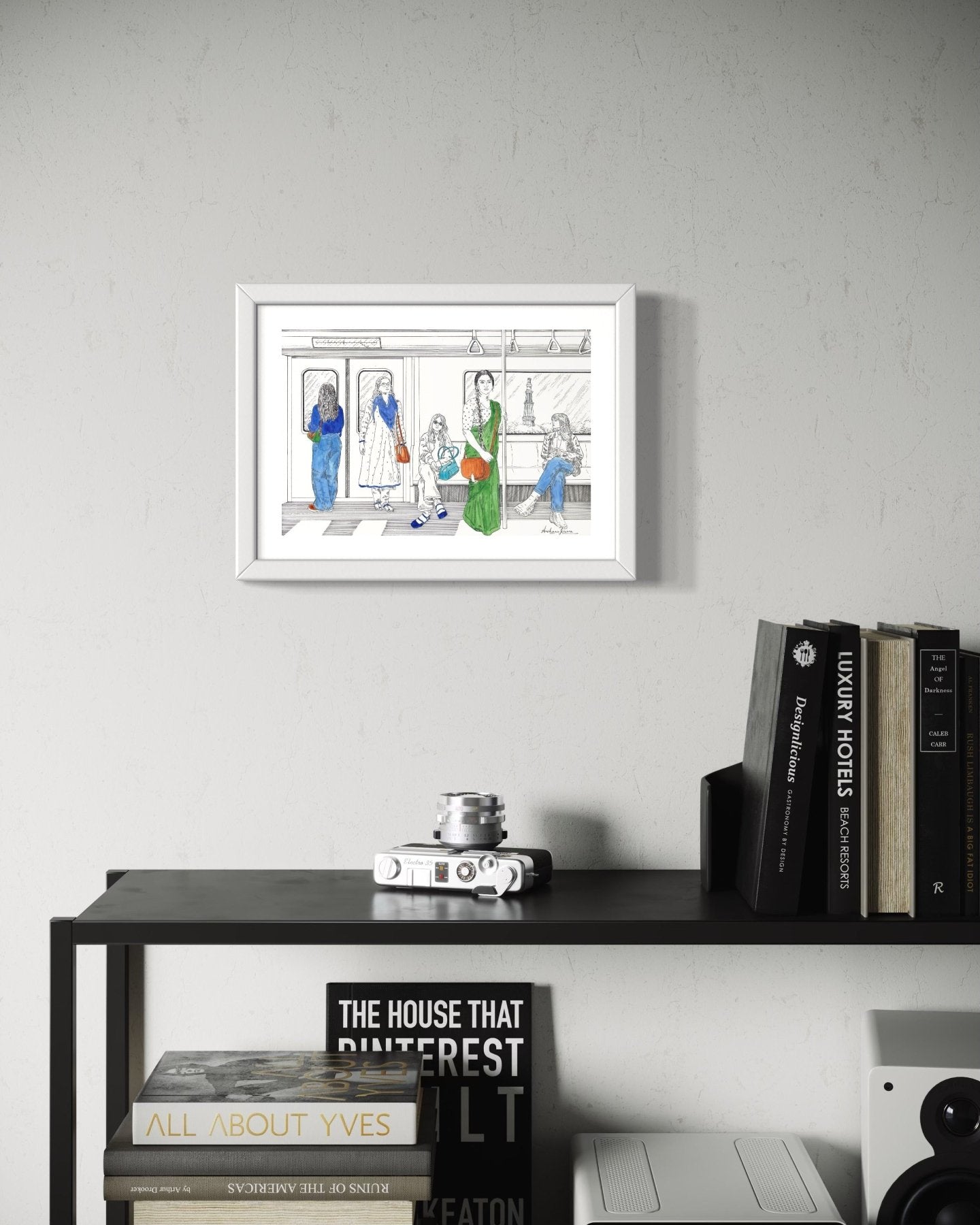 Sarees & Briefcases - Marble Lotus - Sarees & Briefcases