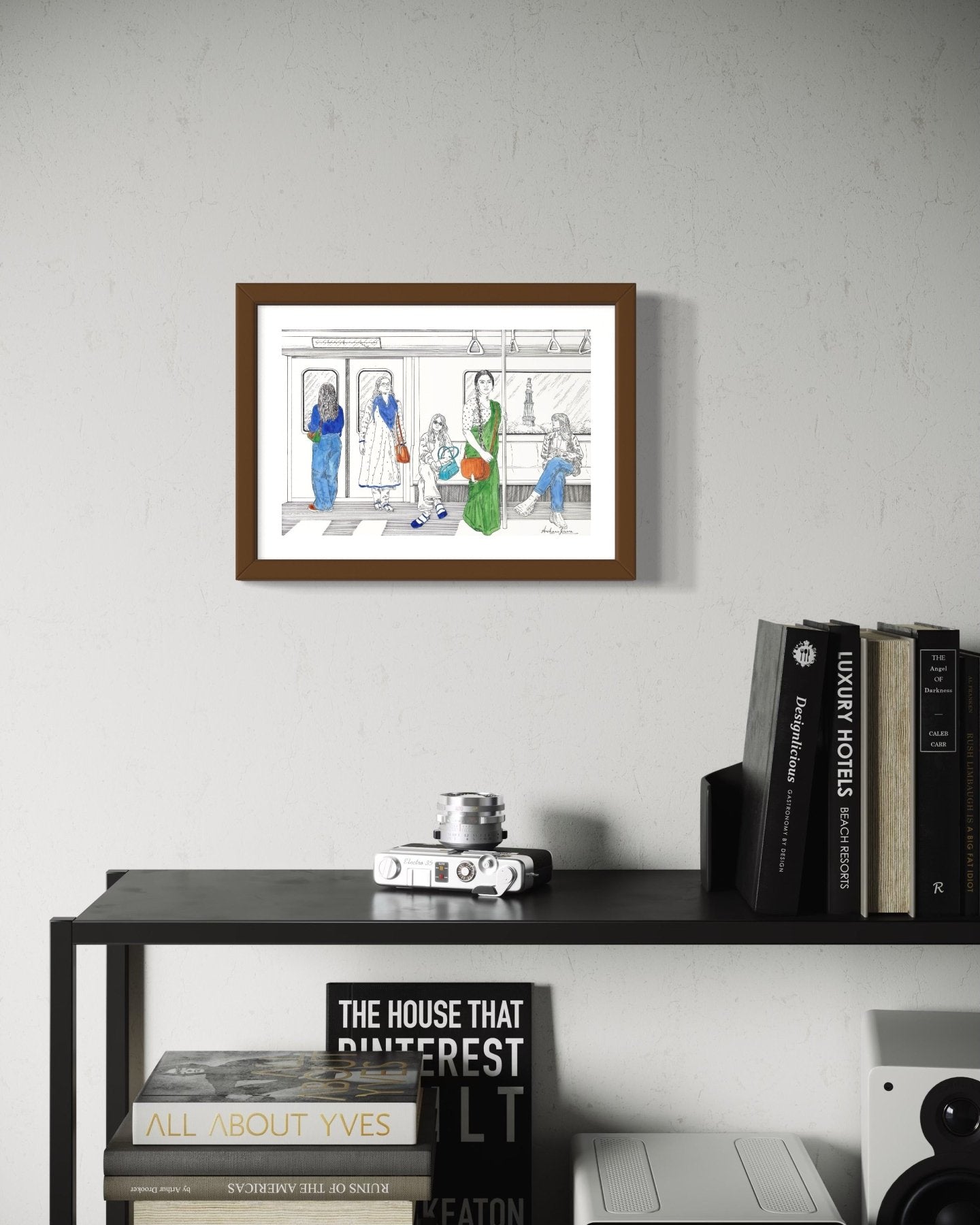 Sarees & Briefcases - Marble Lotus - Sarees & Briefcases