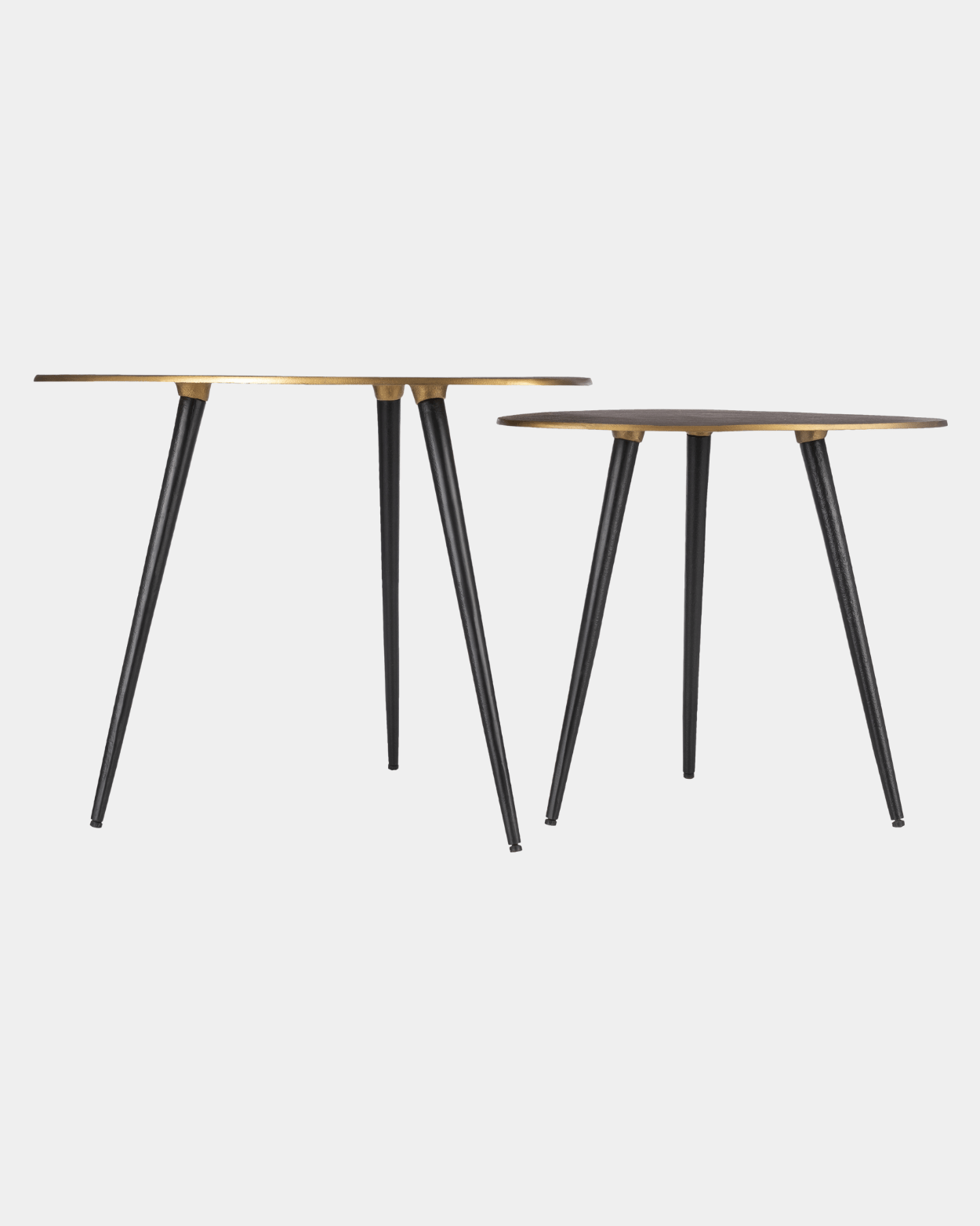 Sauska Modern Gold and Black Table - Marble Lotus - Sauska Modern Gold and Black Table