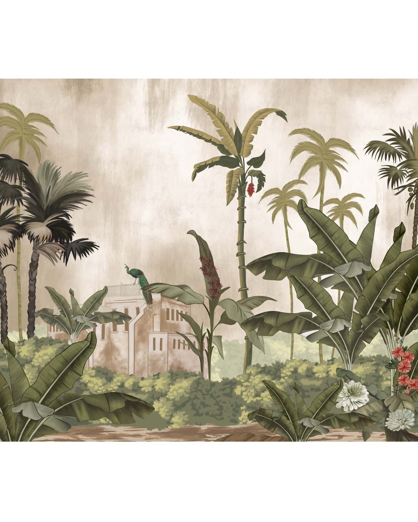 Sayonee, Nature Theme Wallpaper for Walls - Marble Lotus - Sayonee, Nature Theme Wallpaper for Walls