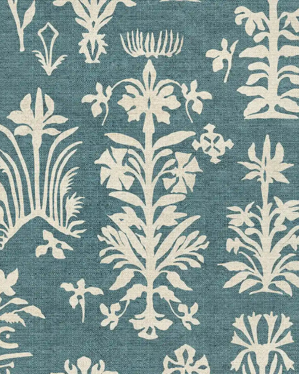 Serene Abstract Mood Blue Colors Room Wallcovering - Marble Lotus - Serene Abstract Mood Blue Colors Room Wallcovering