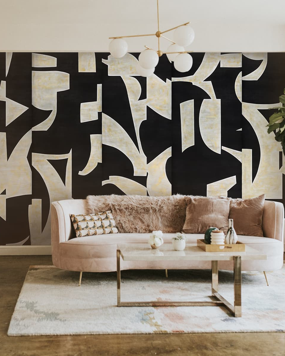 Serene Strokes, Subtle Abstract Design Wallpaper for Walls - Marble Lotus - Serene Strokes, Subtle Abstract Design Wallpaper for Walls