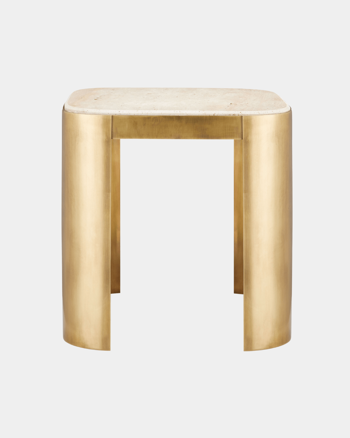 Sev Travertine Accent Table - Marble Lotus - Sev Travertine Accent Table