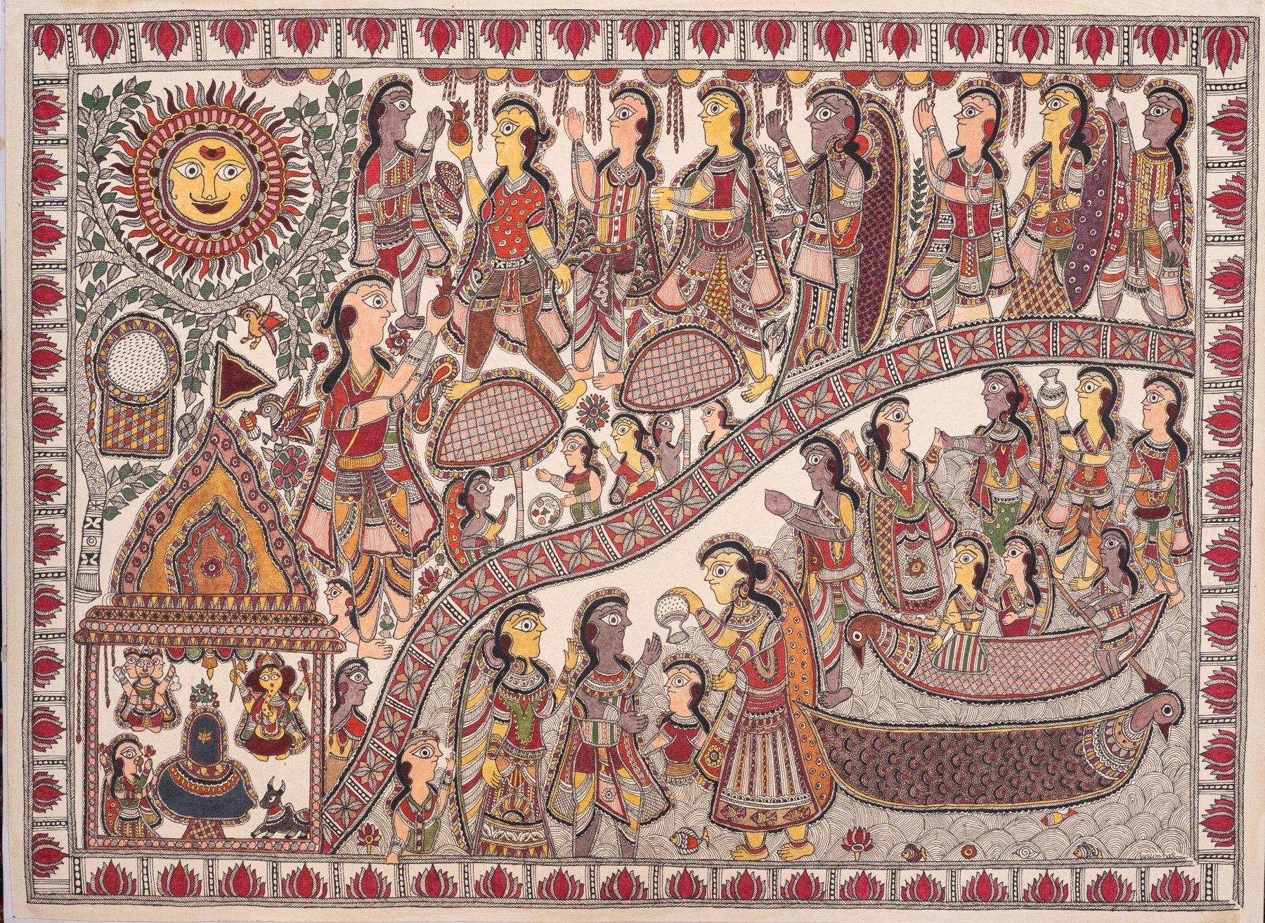 Shiva Wedding Procession - Marble Lotus - Shiva Wedding Procession