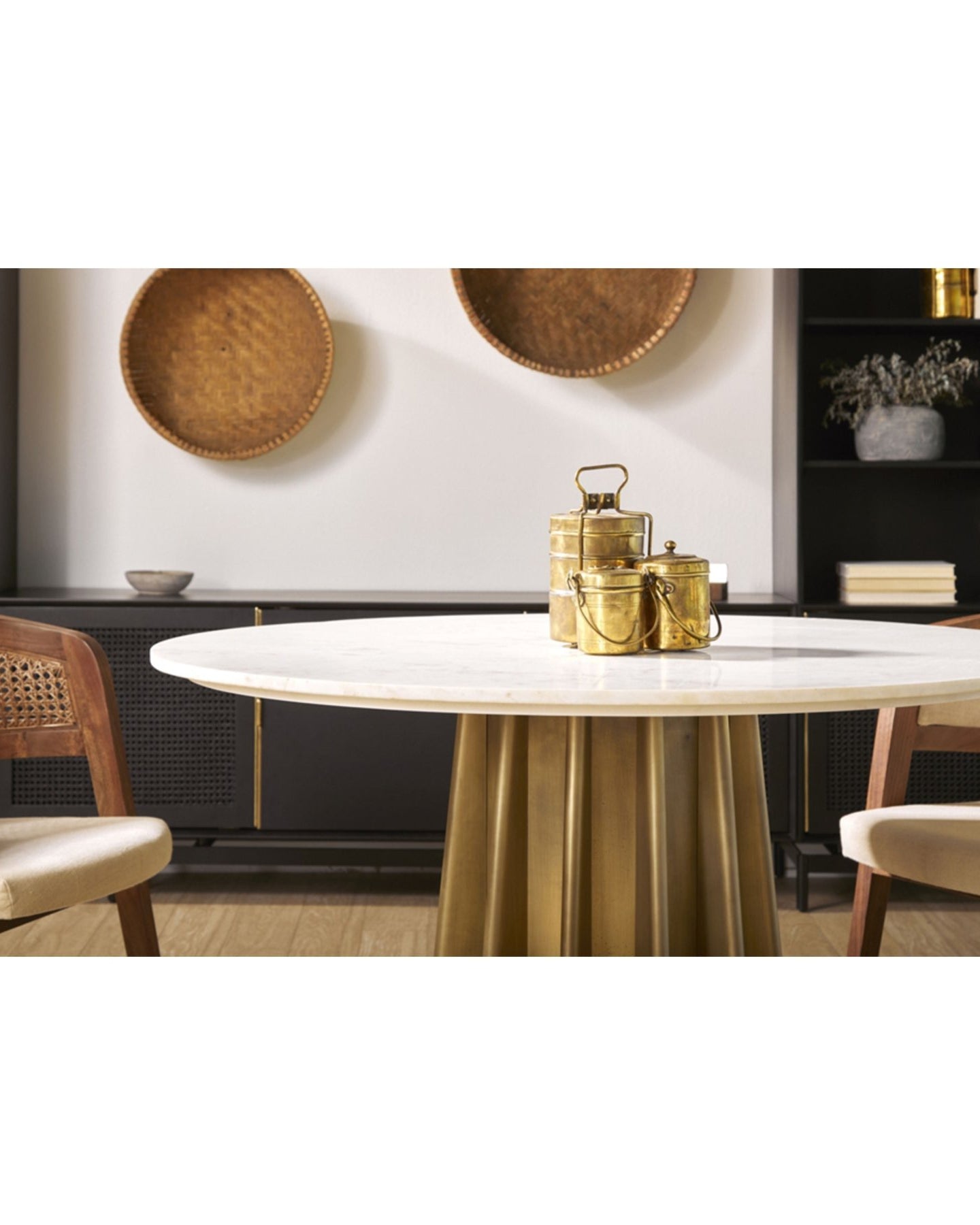 Shorefront Dining Table - Marble Lotus - Shorefront Dining Table