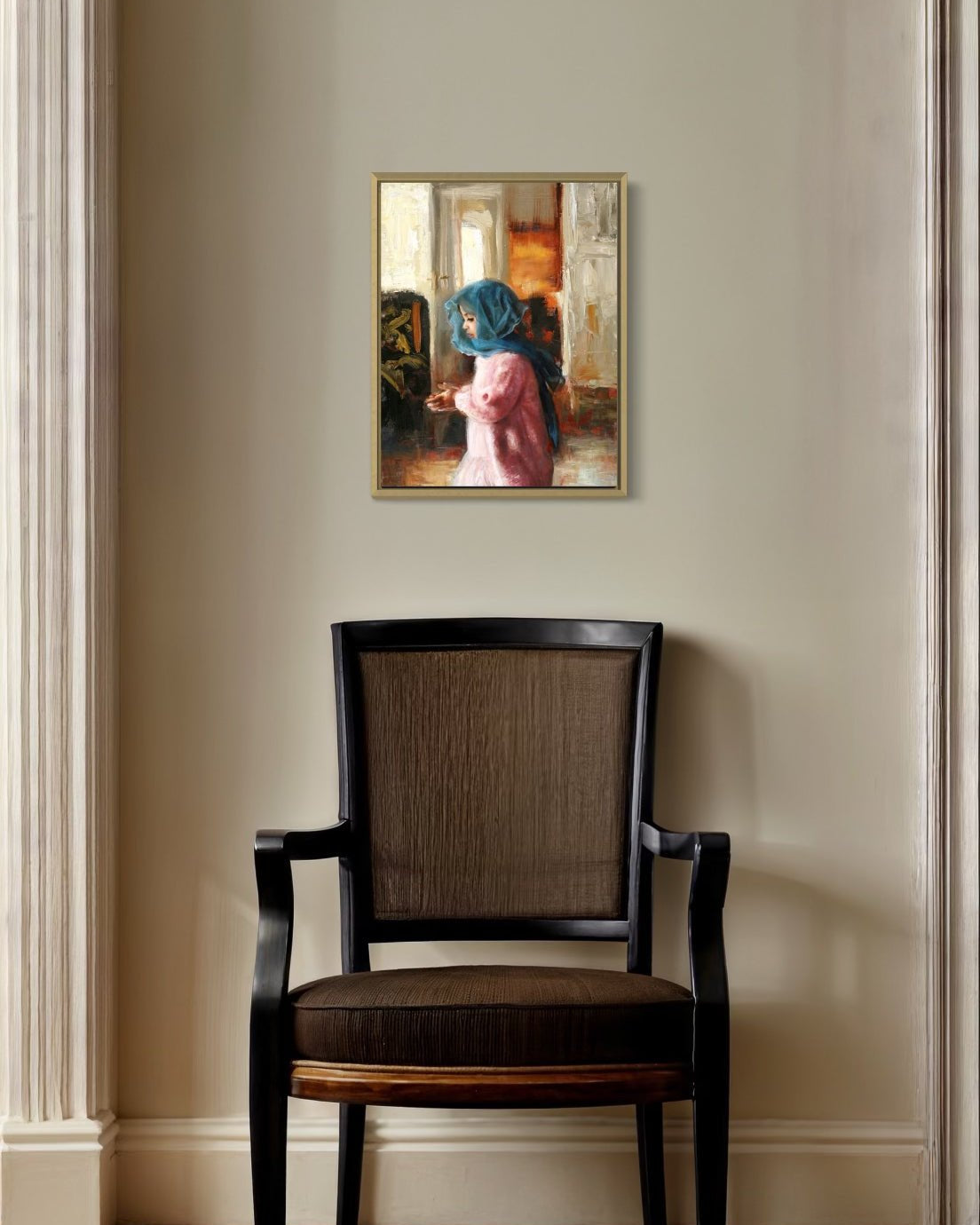 Simran (Limited Edition Print of 50) - Marble Lotus - Simran Decorative Piece