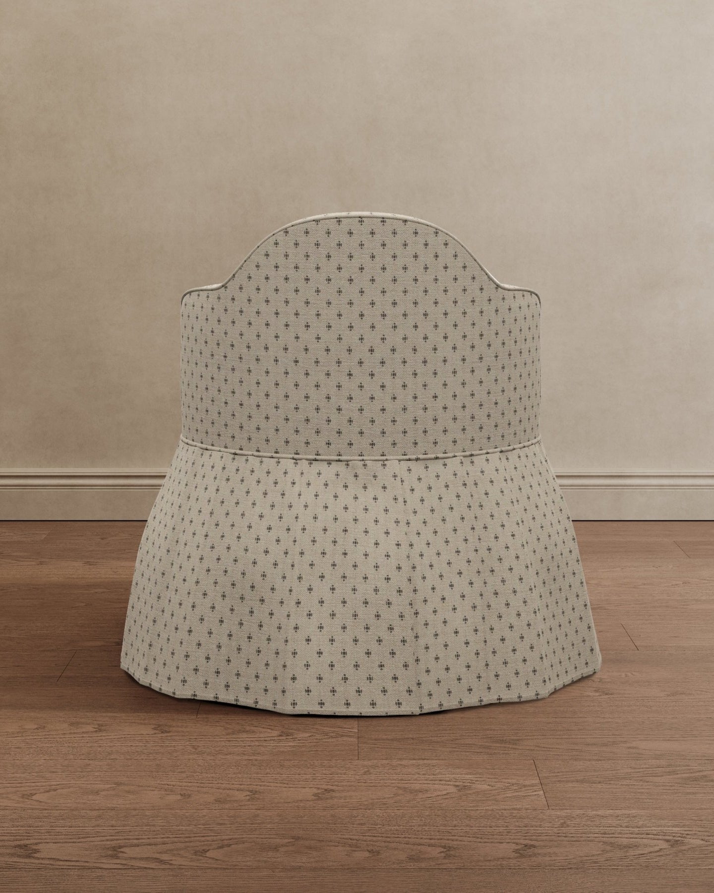 Sona Princess Vanity Stool Dotted Beige - Marble Lotus - Sona Princess Vanity Stool Dotted Beige