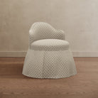 Sona Princess Vanity Stool Dotted Beige - Marble Lotus - Sona Princess Vanity Stool Dotted Beige