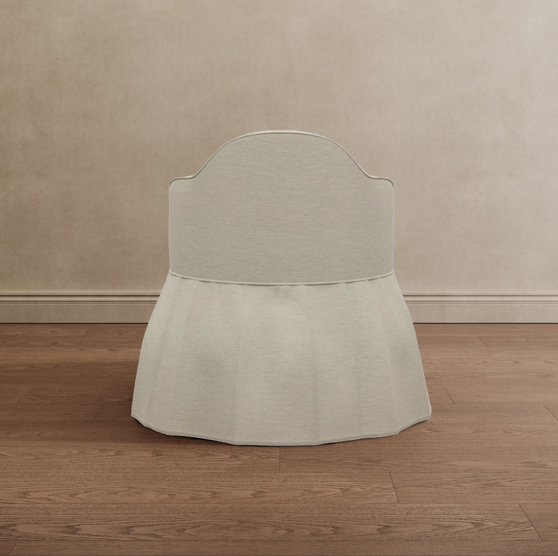 Sona Princess Vanity Stool Off White - Marble Lotus - Sona Princess Vanity Stool Off White