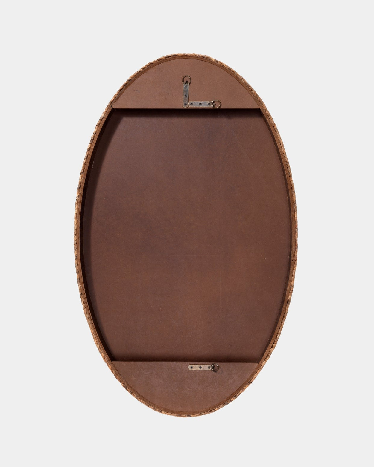 Sparrow Braided Oval Mirror - Marble Lotus - Braided Oval Mirror