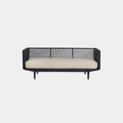 Spindle Daybed With White Cotton Mattress - Marble Lotus - Spindle Daybed with White Cotton Mattress